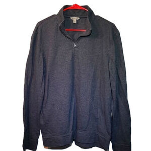 𝅺CALVIN Klein Men's Half Zip  Gray Sweater